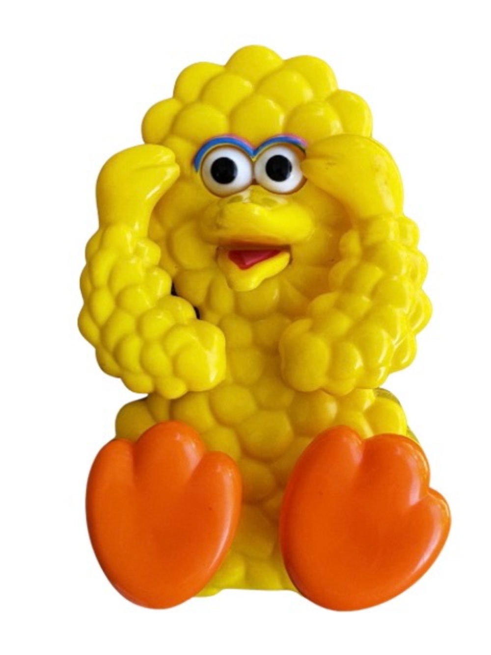 Vintage TYCO Baby Big Bird Peek-A-Boo Wind Up Music Toy Sesame Street